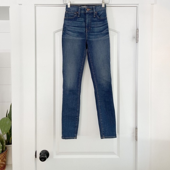 NWOT Madewell Curvy 10” High Rise Jean Moreaux Dark Wash - 23 - Picture 6 of 10